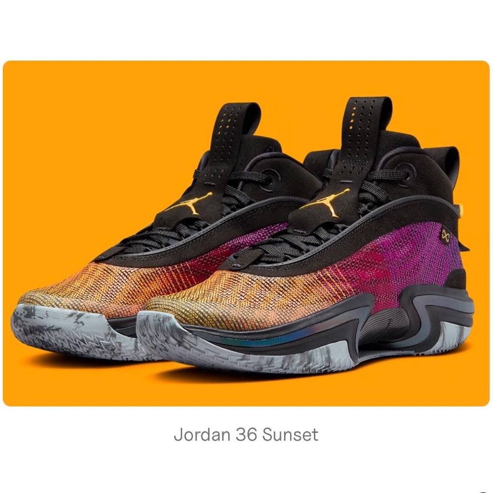 Nike Air Jordan 36 Year of the Tiger Sunset Men’s Basketball Shoes (Size 11) - Picture 12 of 12
